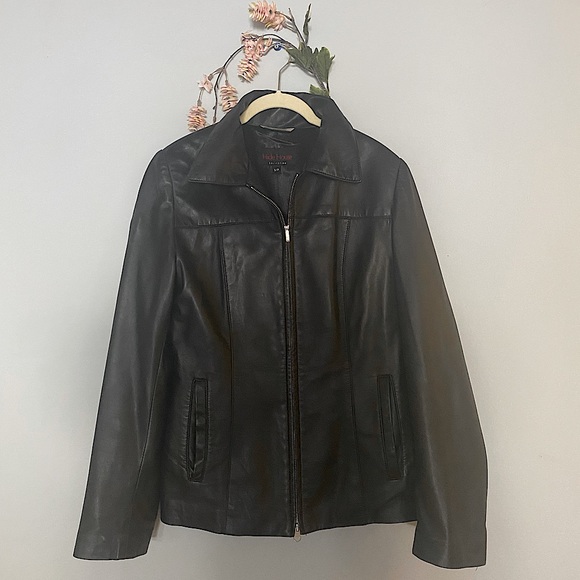 Leather jacket | Butter soft | chic | black leather jacket | women’s - Picture 1 of 15